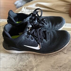 Nike Black and White Running Shoes